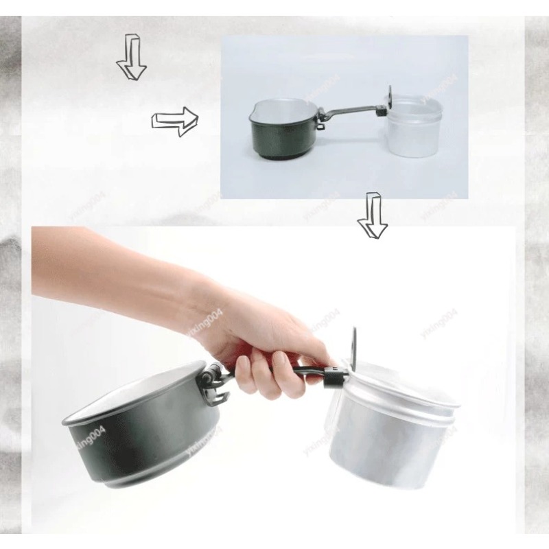 アウトドア多機能キャンプクックセット ランチボックス 水筒付 - Camping Cooking Box Set のレビューと価格
